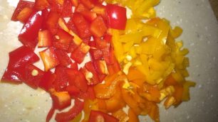 Add your favorite type of bell peppers